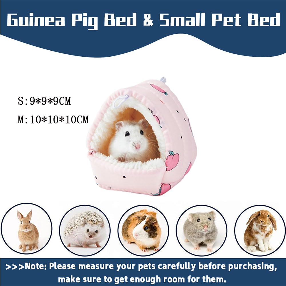FANSU Meerschweinchen Bett & Versteck - Waschbare Kuschelhöhle Für Kleintiere 45x15cm