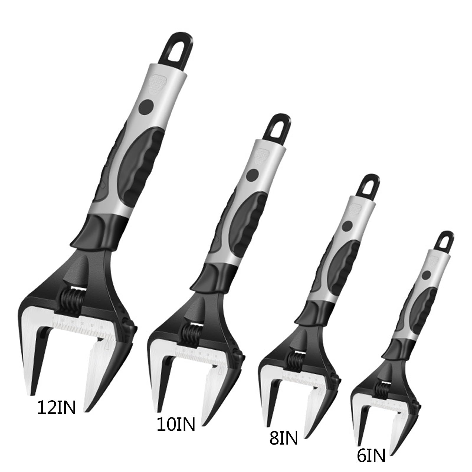 Clé de plomberie efficace, pratique et outil de plomberie avec mâchoire large, pratique pour diverses fixations
