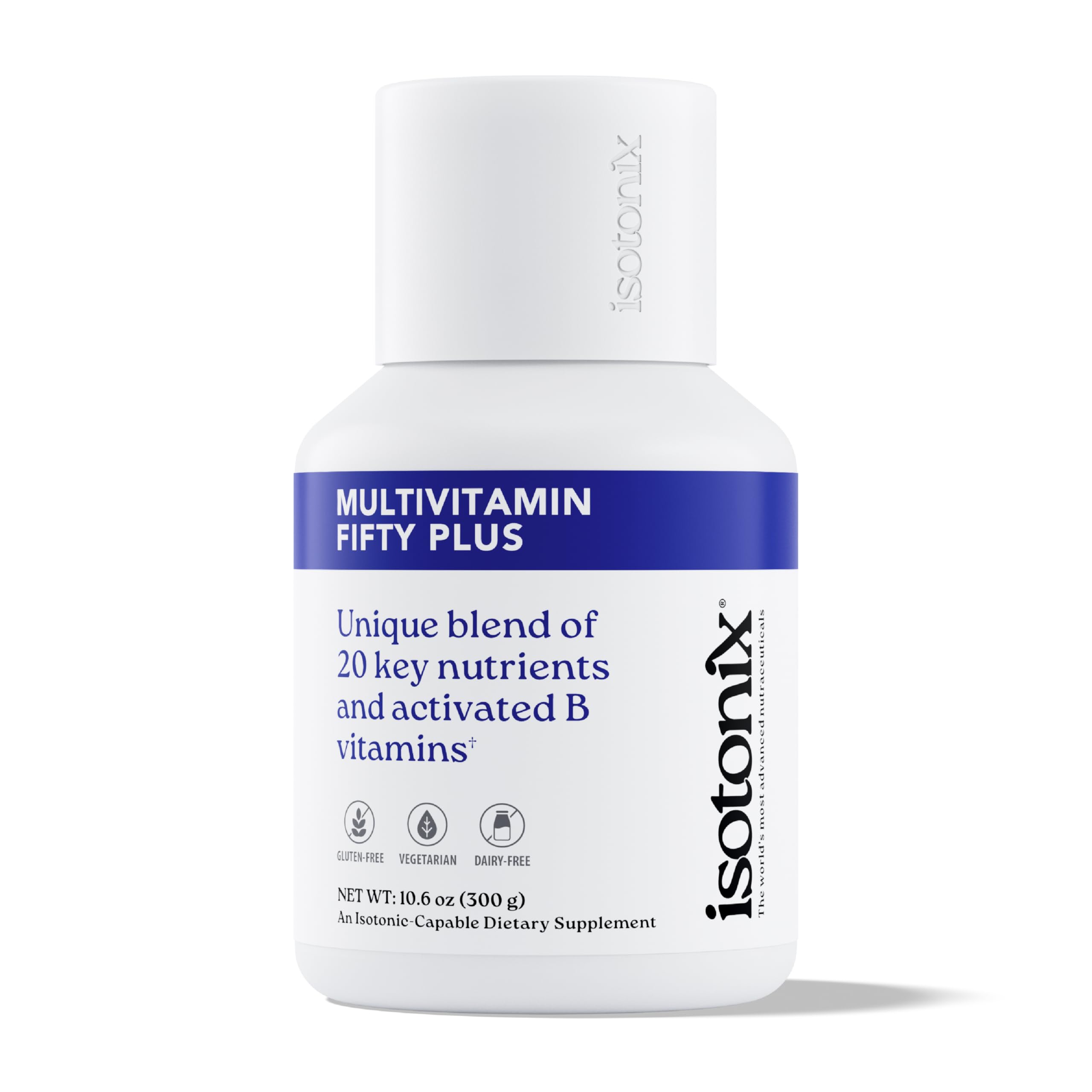 Isotonix Multivitamin Fifty Plus – Daily Multivitamin for Adults 50+ with B-Vitamins, Antioxidants, and Essential Nutrients for Bone, Heart, and Cognitive Health