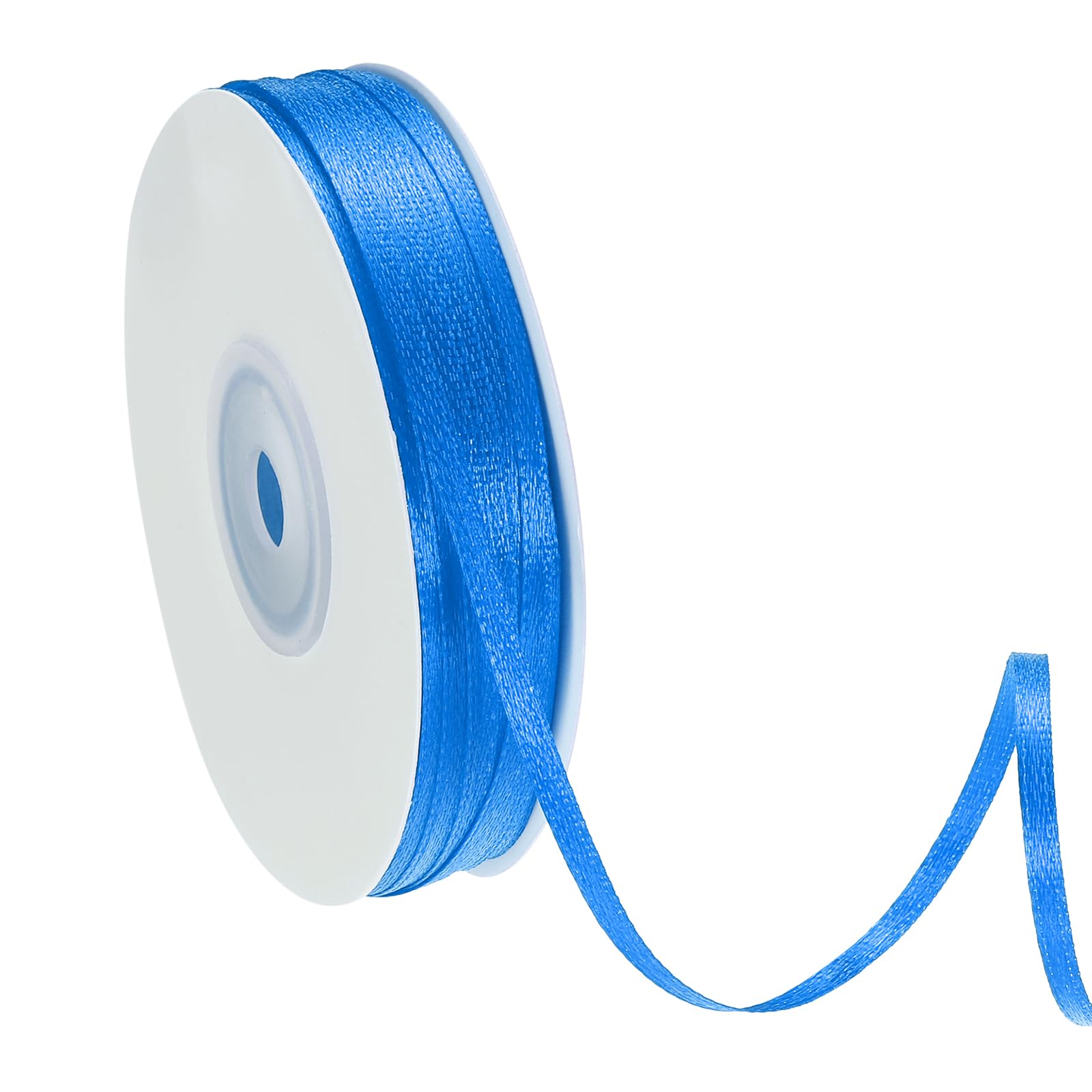 PATIKIL Satin Ribbon (91m, 3mm Wide, Light Blue) Double Face Solid Fabric Ribbon, Suit for Craft/DIY/Gift Wrapping/Hair Bows/Floral Bouquets/Wedding/Birthday/Party Decoration