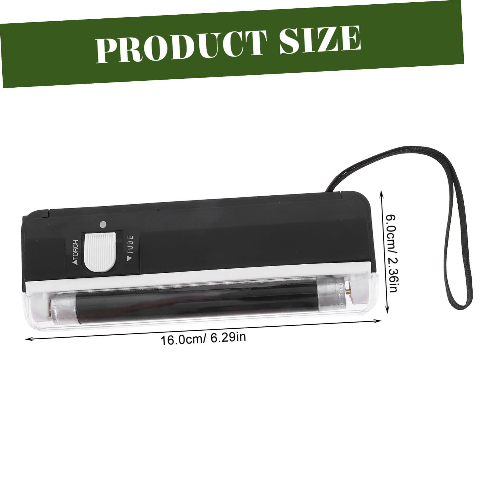 SHINEOFI 3piezas Detector De Billetes Portátil Compacto Luz Verificador De Dinero Para Personal y Pequeñas