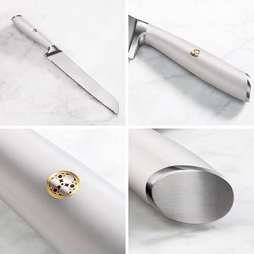 Miniatura 3 de Cangshan Cuchillo de pan forjado de acero alemán de la serie L1 1027563 de 8"