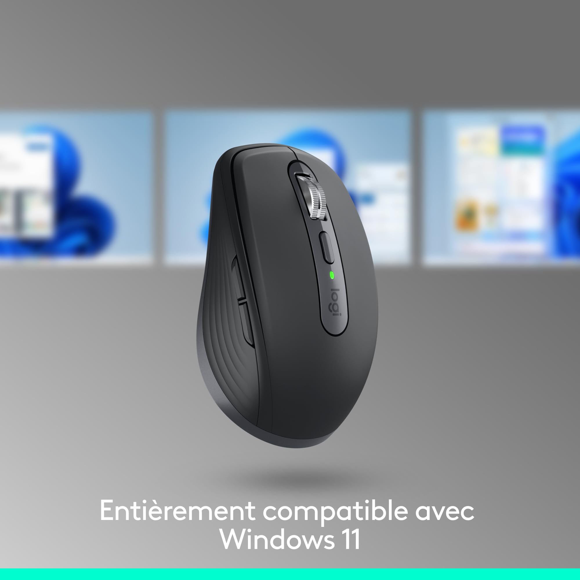 Logitech MX Anywhere 3S Souris Sans Fil Silencieuse, 8K DPI, USB-C, Bluetooth, Graphite