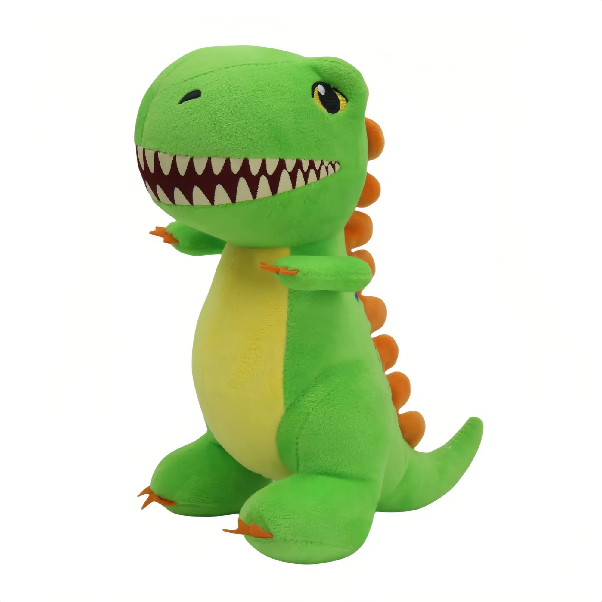 25cm Green T-Rex Dino Plush Toy Adorable Dinosaur Stuffed Animals Soft & Cuddly Tyrannosaurus Plushie Doll for Bedtime Companion