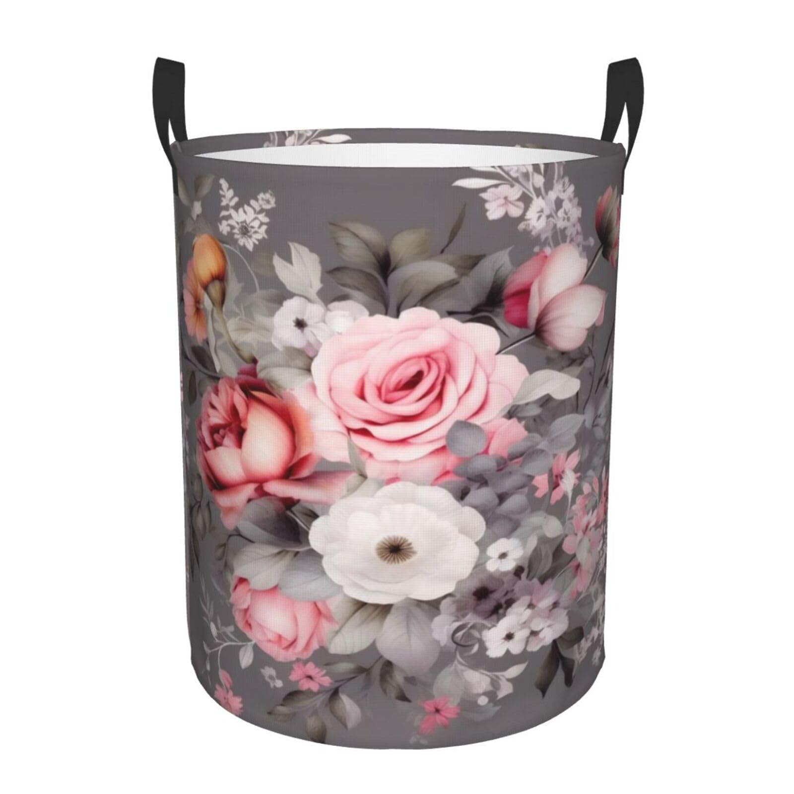 Laundry Baskets, Waterproof Oxford Fabric Laundry Hamper - Plant Floral Flowers - Toys Storage Baskets Bin, Dirty Clothes Storage Hampers With Handle, Organizer Basket, Nursery Hamper, Home Decor