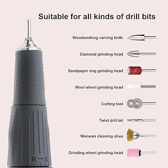 35K RPM Micromotor Handle, H37L1 Micro Motor for Lab, Jewelry, Ceramics