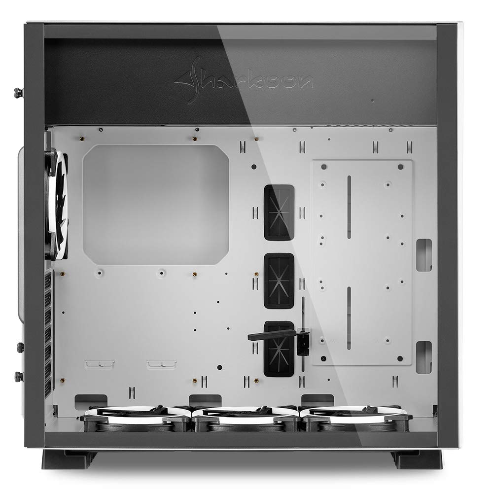 Sharkoon Pure Steel weiß, PC Gehäuse, RGB