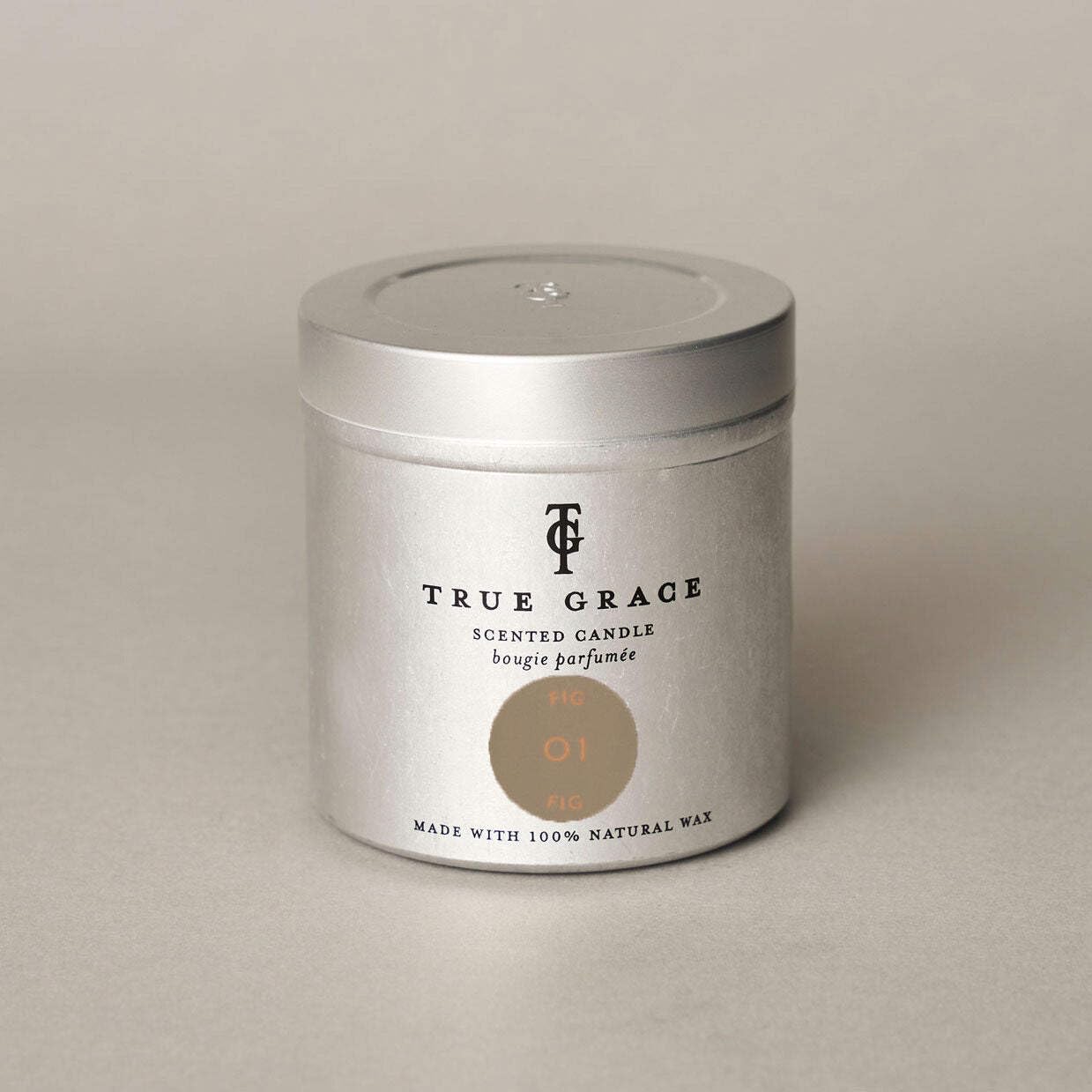 True Grace Aluminium Fig Tin Candle