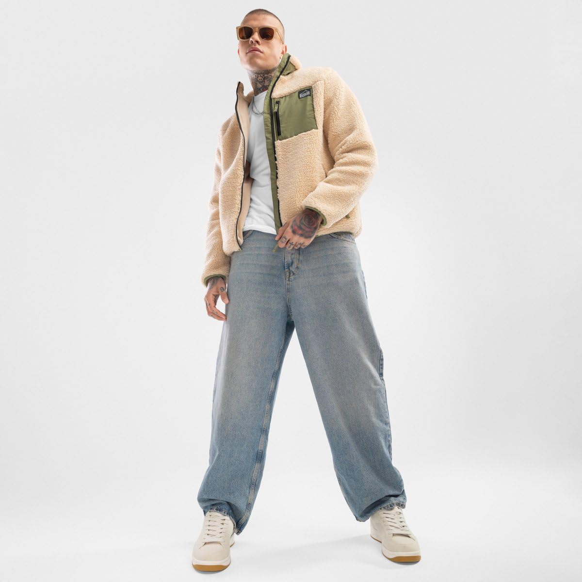 SIROKO Chaqueta sherpa lifestyle Walnut Beige