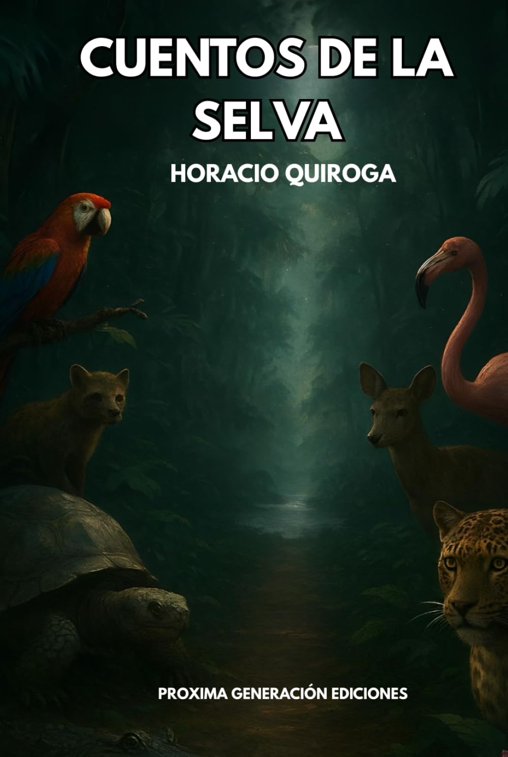 CUENTOS DE LA SELVA: Obra Clásica Ilustrada de Horacio Quiroga