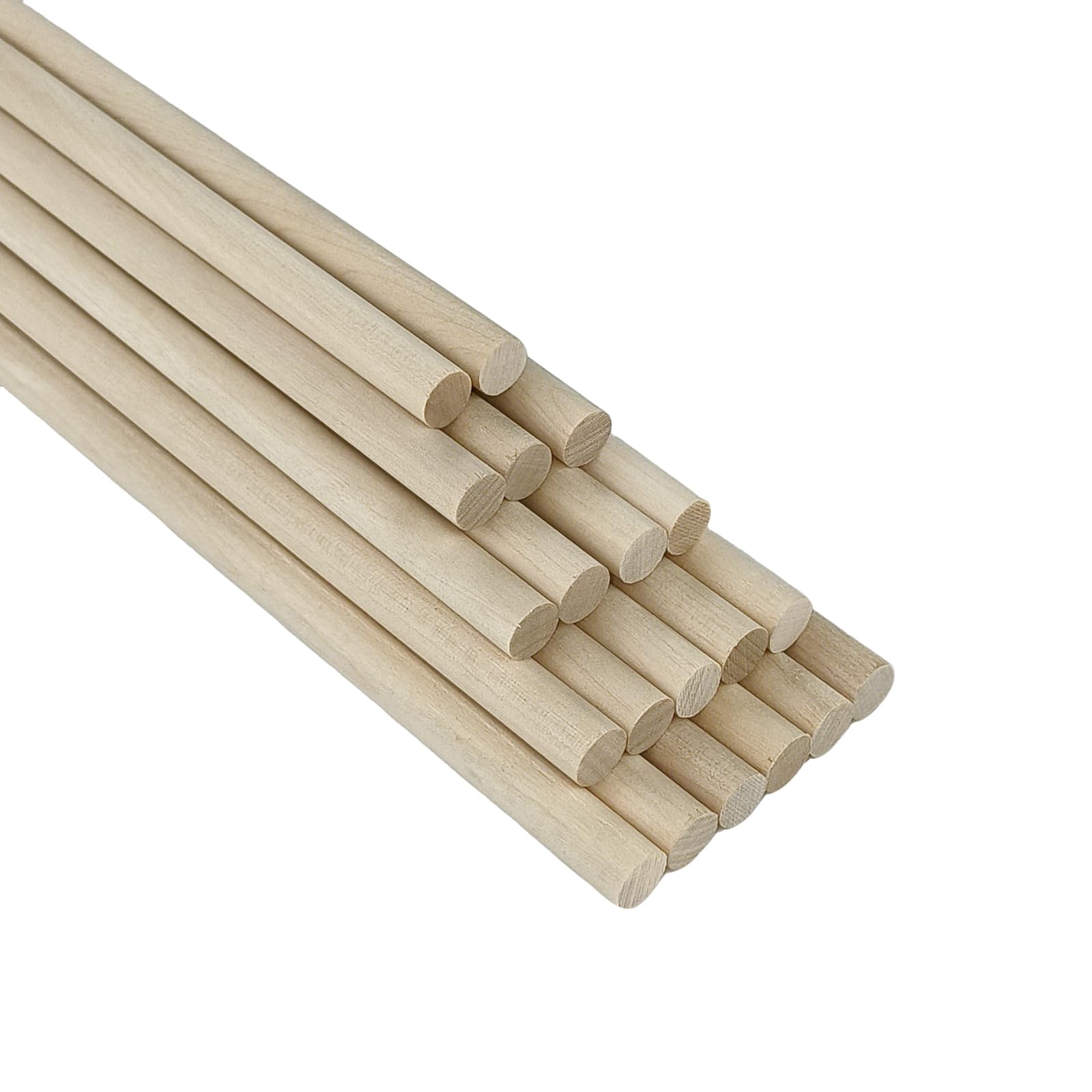 Pales De Madera Varillas De Madera De 3/8 X 12 Pulgadas, 25 Varillas  Redondas Sin Terminar Para Banderines De Boda, Navidad, Clase, Fiesta,  Manualidades, Manualidades Palos De Madera Para Manualidades, image size:1600x1600