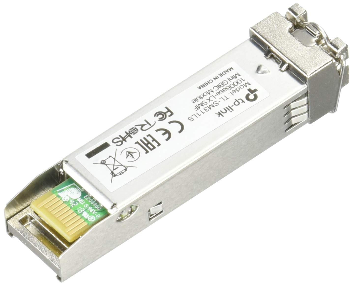 TP-Link MC220L Convertisseur RJ45 Gigabit/Module mini-GBiC SFP Multimode-Monomode/0.55-10km, Noir & TL-SM311LS Module Fibre MiniGBiC SFP Mono Mode 10Kms LC