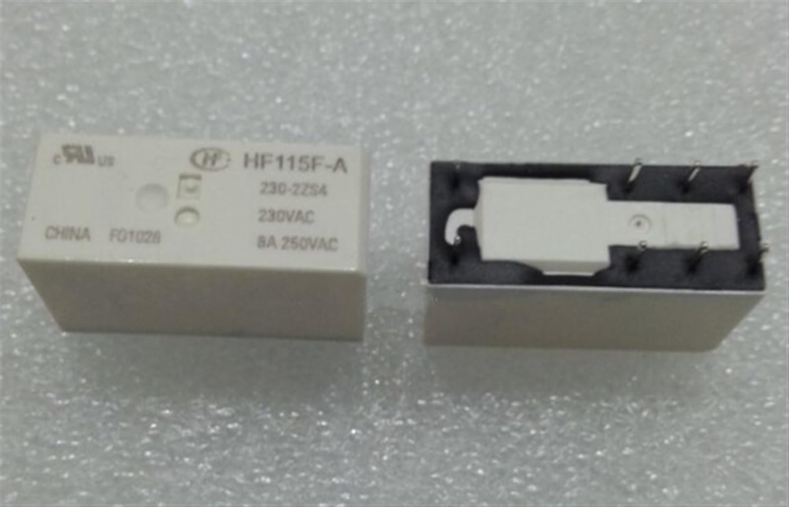 Relais de puissance HF115F-A 230-1ZS3AF composant de commutation alternatif 230V AC 8 broches - 2