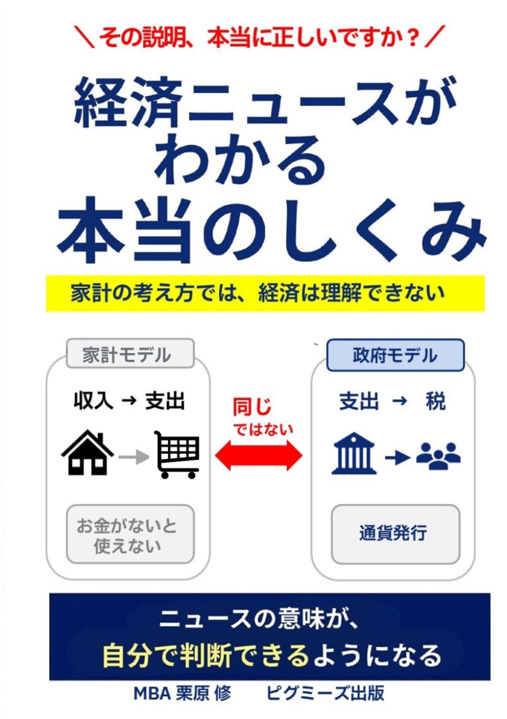 経済ニュースがわかる本当のしくみ: 家計の考え方では、経済は理解できない