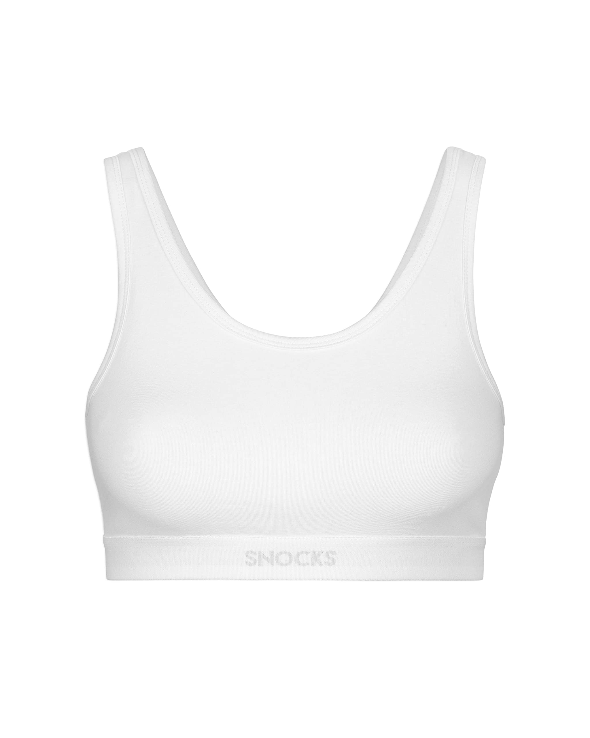 Snocks Soft Bra - Damen BH ohne Bügel, Perfekte Passform und hoher Komfort Dank Bio-Baumwolle, Bügel- und Nahtlos - Vielseitig und Bequem für Sport und Alltag