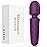 KINGWAND Handheld Personal Mini Massager - Waterproof, USB Rechargeable, 10 Vibration - Perfect on Back Legs Hand Pains and Sports Recovery(Purple)