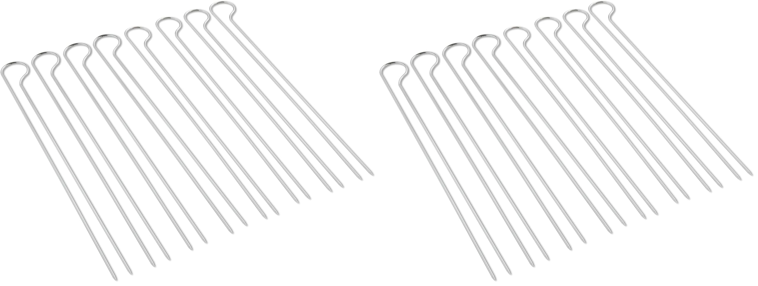 Set de pinchos dobles para brochetas de carne y verduras Weber apto para lavavajillas