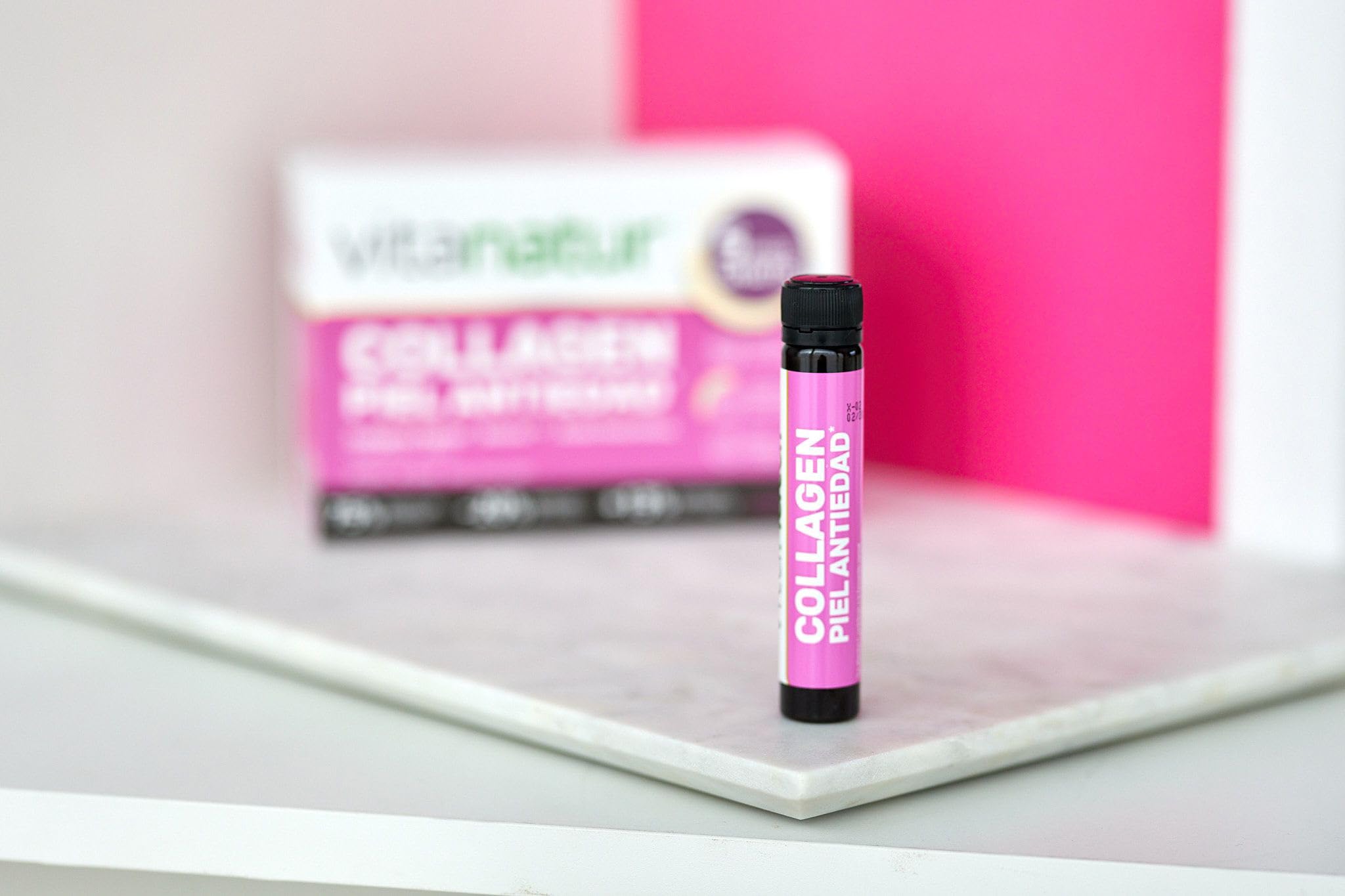 Vitanatur - Collagen Piel, Complemento Alimenticio, 25+5 Viales