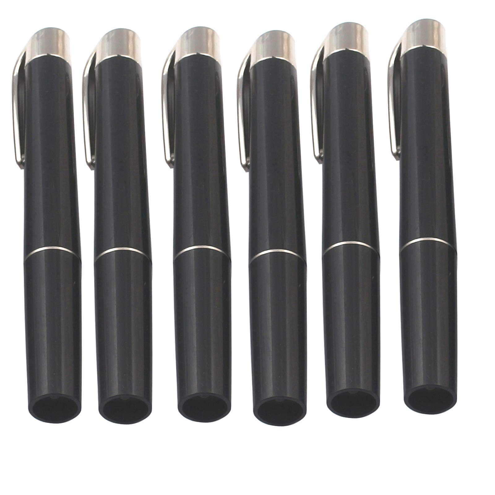 LAJA IMPORTS 6 Disposable PENLIGHTS Diagnostic ENT Emergency - Black