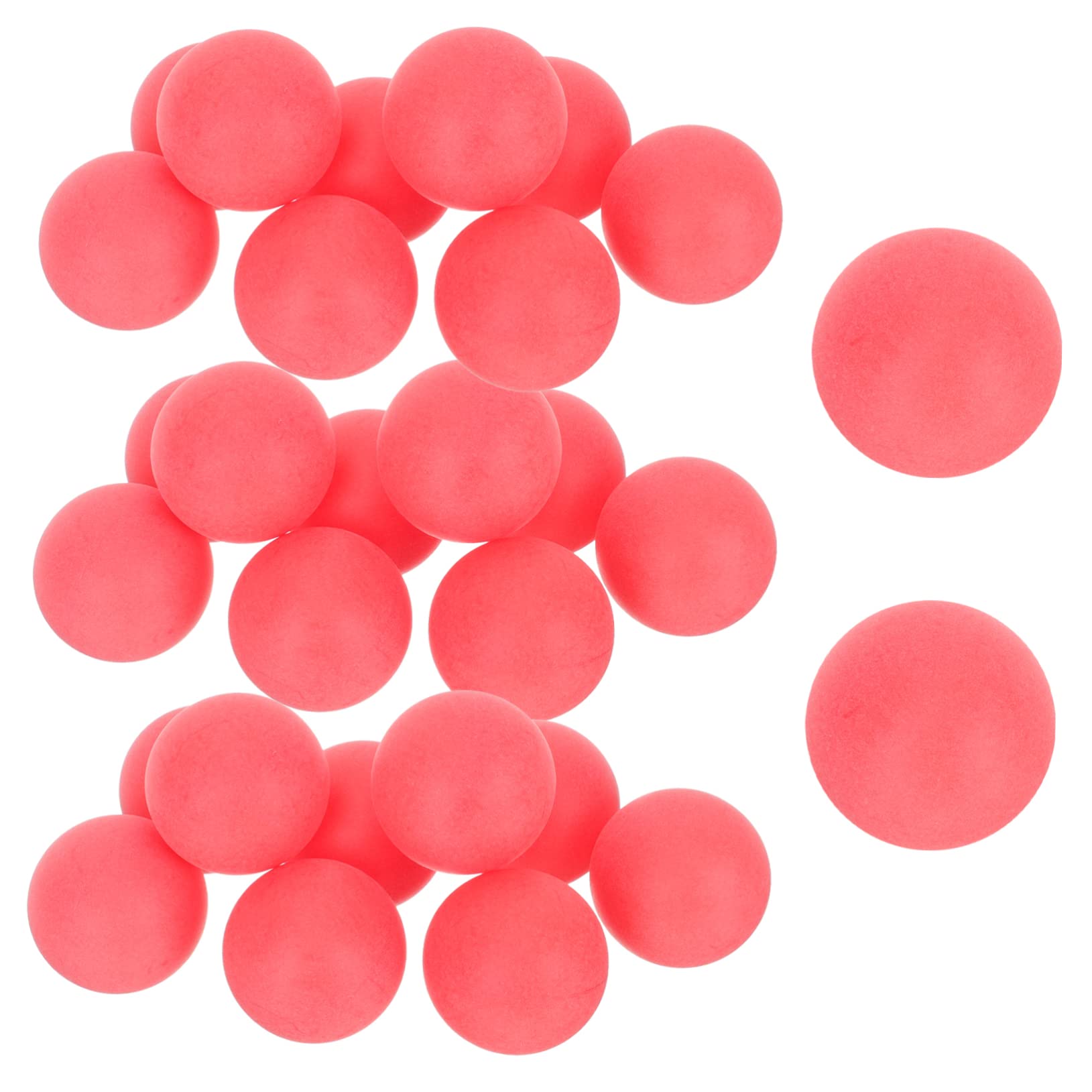 Totority Seamless Raffle Balls 40mm Plastic Table Tennis Balls Bulk Pack for Bingo Party Props
