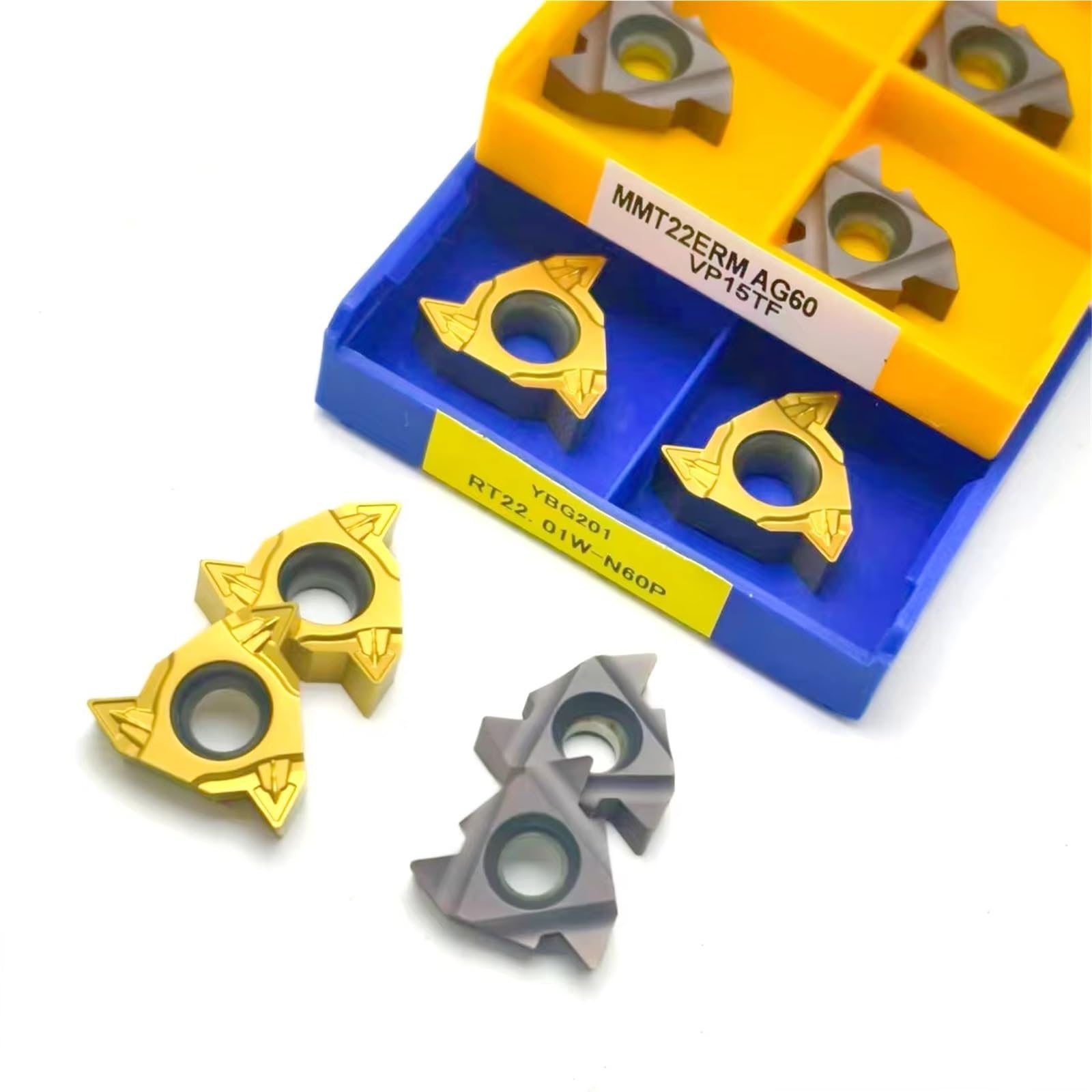 SER2020K22 SER2525M22 portaherramientas de torno de hilo externo MMT22 RT22 inserto de carburo de CNC MMT22ER AG60 VP15TF RT22.01W N60P YBG201 Herramienta de Torno(SER2525M22)