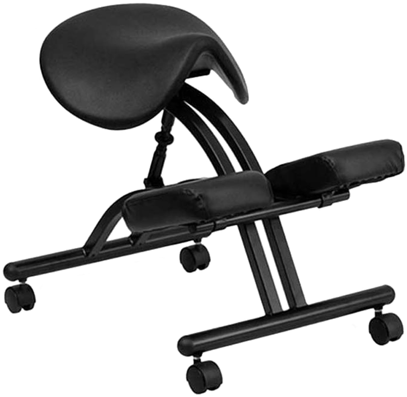 Kniestuhl mit Rückenstütze, Haltungskorrektur-Design, abgewinkelter Sitz, ergonomischer Bürostuhl für verbesserten Komfort und Ausrichtung während der Arbeit