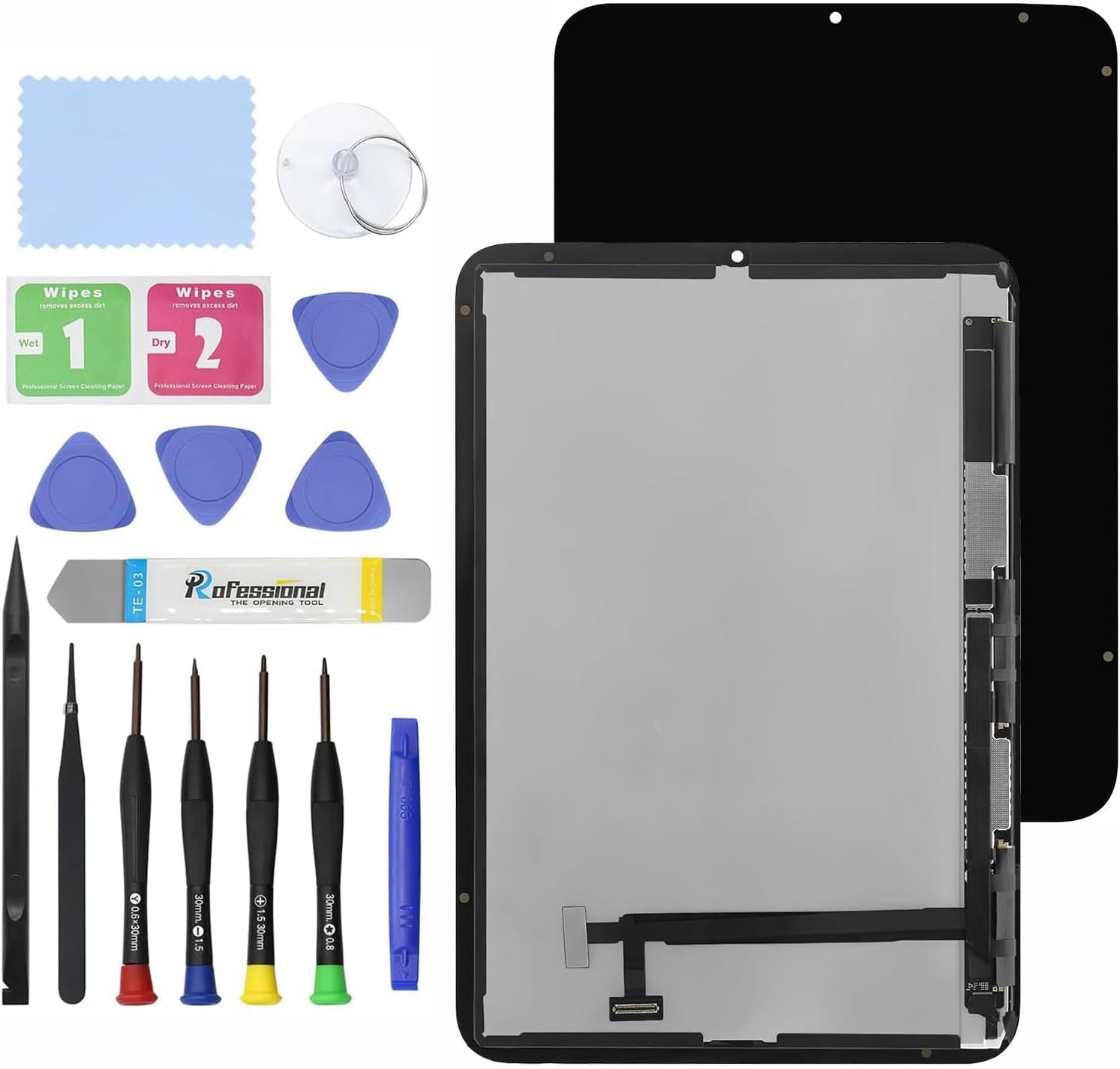 Photo 1 of GBOLE 8.3" New LCD Screen Replacement for iPad mini 6 2021 A2567 A2569 A2568 LCD Display Glass Touch Digitizer Premium Kit with Tools