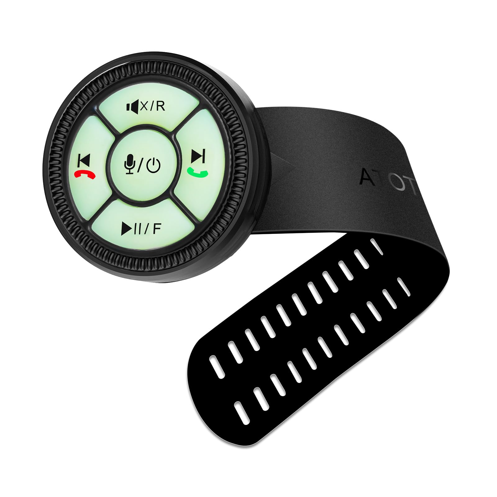 ATOTO AC-44F6 Armband-Stil Funkfernbedienung mit leuchtenden Tasten, Tastenzuordnung, nur für ATOTO P5, P8, P9 tragbares Autoradio, Nicht kompatibel mit ATOTO A5 / A6 / F7/ S8 / X10 Serien