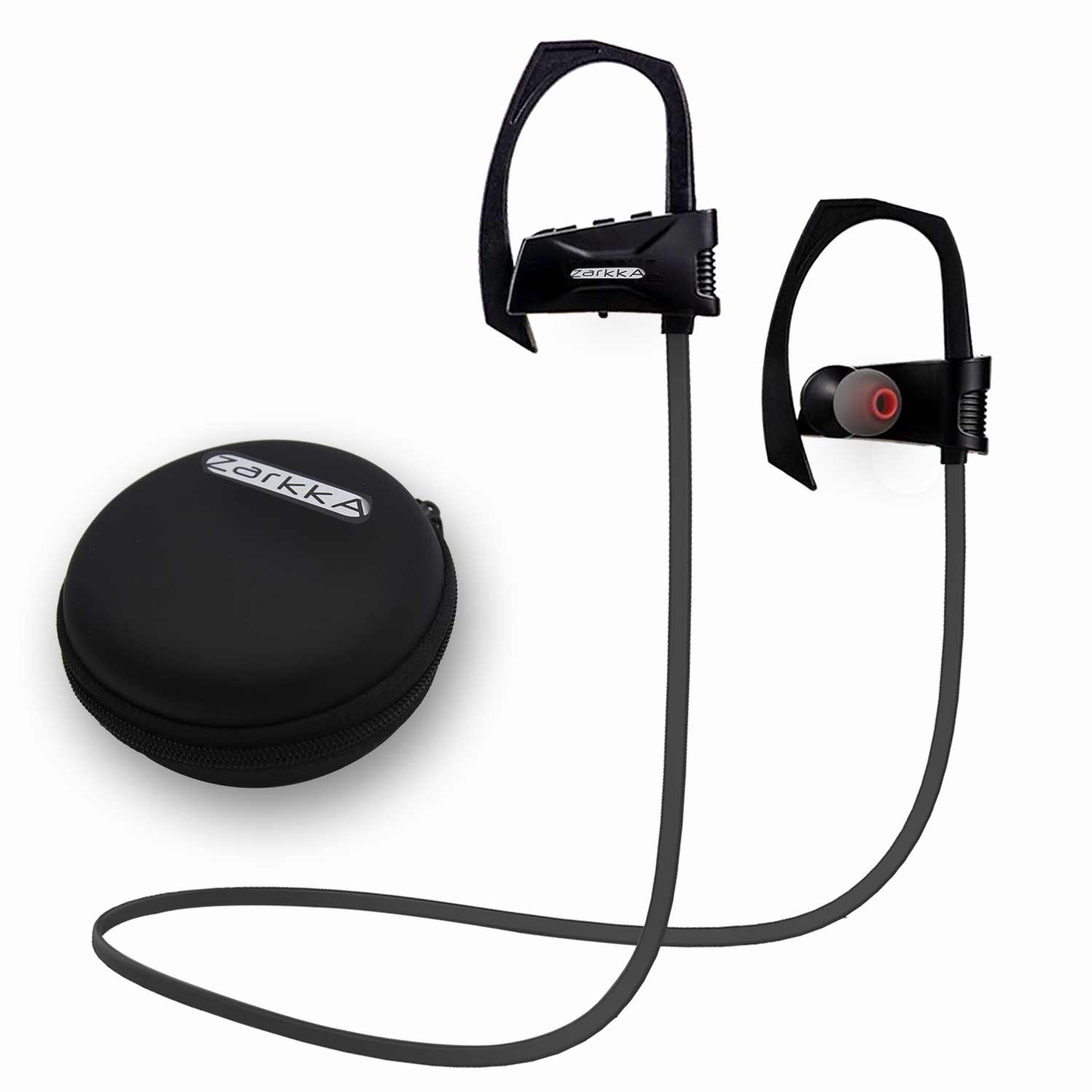 ZarkkA Wireless Bluetooth Headset, Premium Sound Quality Headphone with Built in Mic, Comfortable & Stable Fit eadbuds for Sporting, Gym Fitness(Carrying Case)