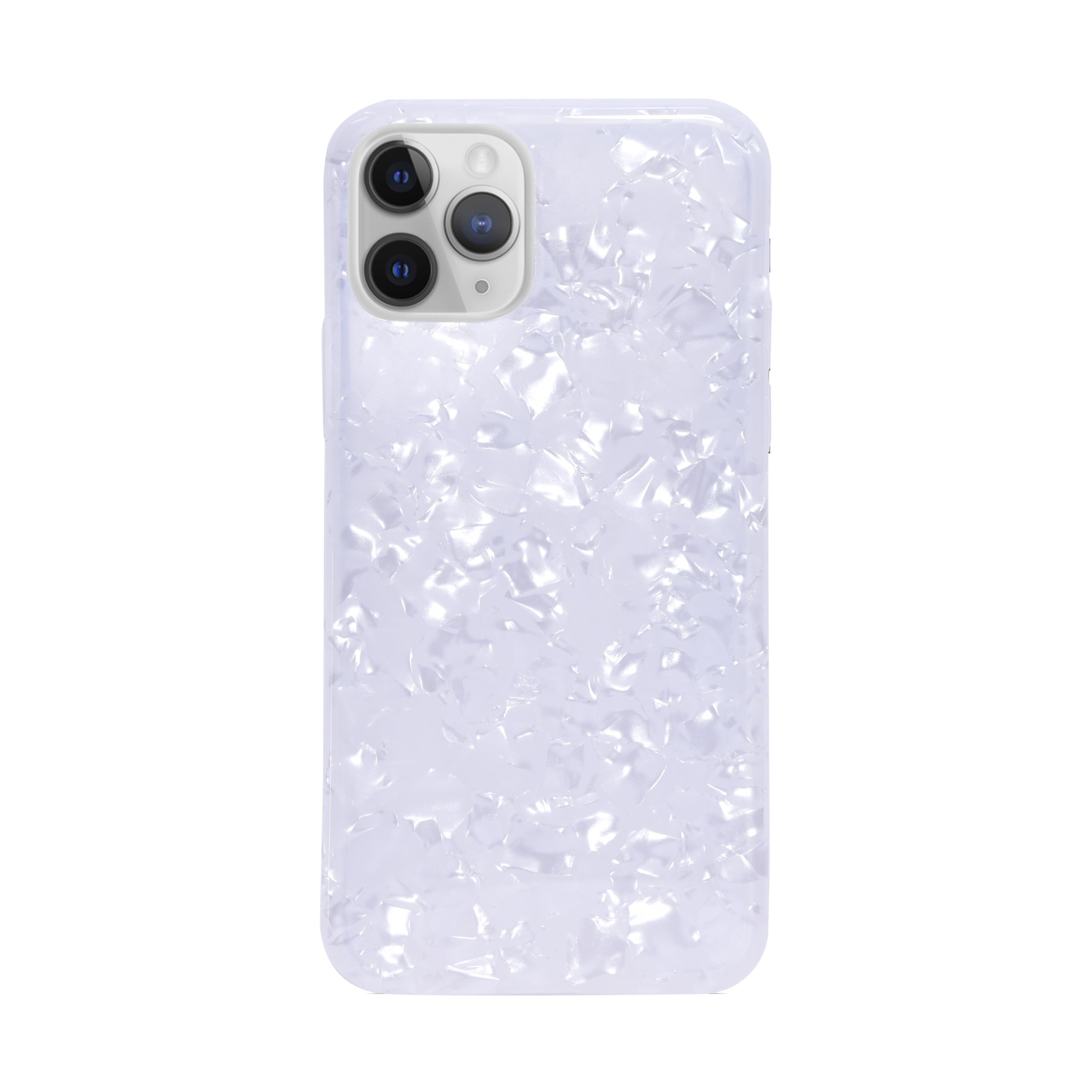 groov e Smartphone Cases - Design Case - Stylish & Fun Mobile Phone Protector Cover with Trendy Designs - Supports Wireless Charging - For iPhone 11 Pro - Pearl White