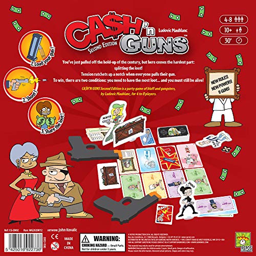 Repos Production ASMCG-EN02 CG02 Cash N' Guns Second Edition, Multi-color, Standard - Image 3