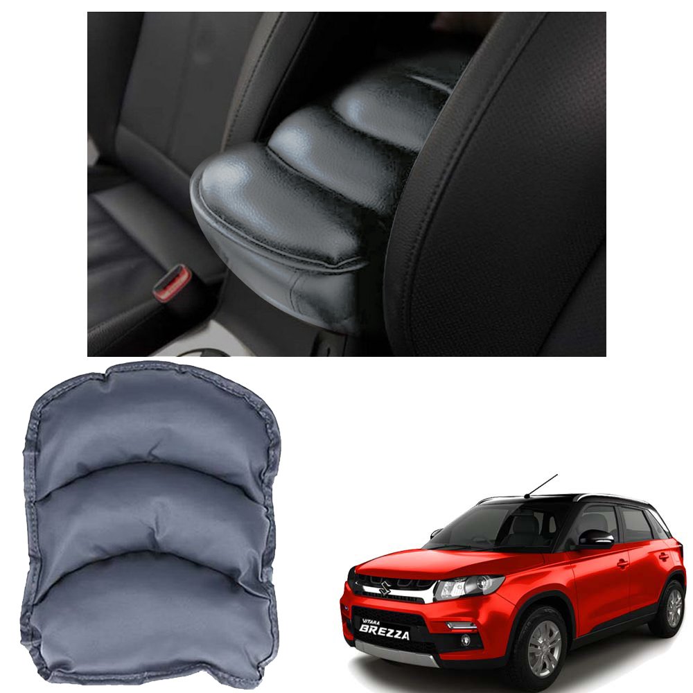 VheeloCityin No Stress Soft Arm Rest Console Cushion for Maruti Suzuki