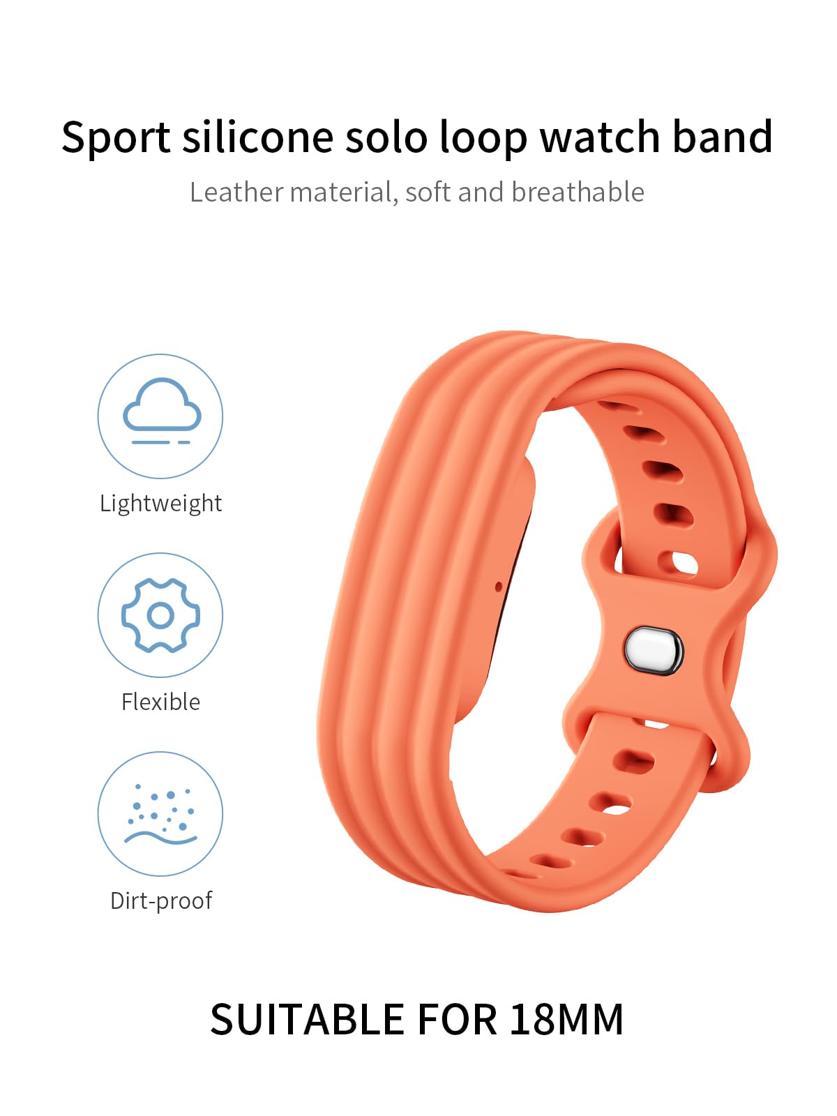 Compatible avec les montres intelligentes Google Fitbit Air, bracelet de rechange en silicone souple et étanche pour Google Fitbit Air.