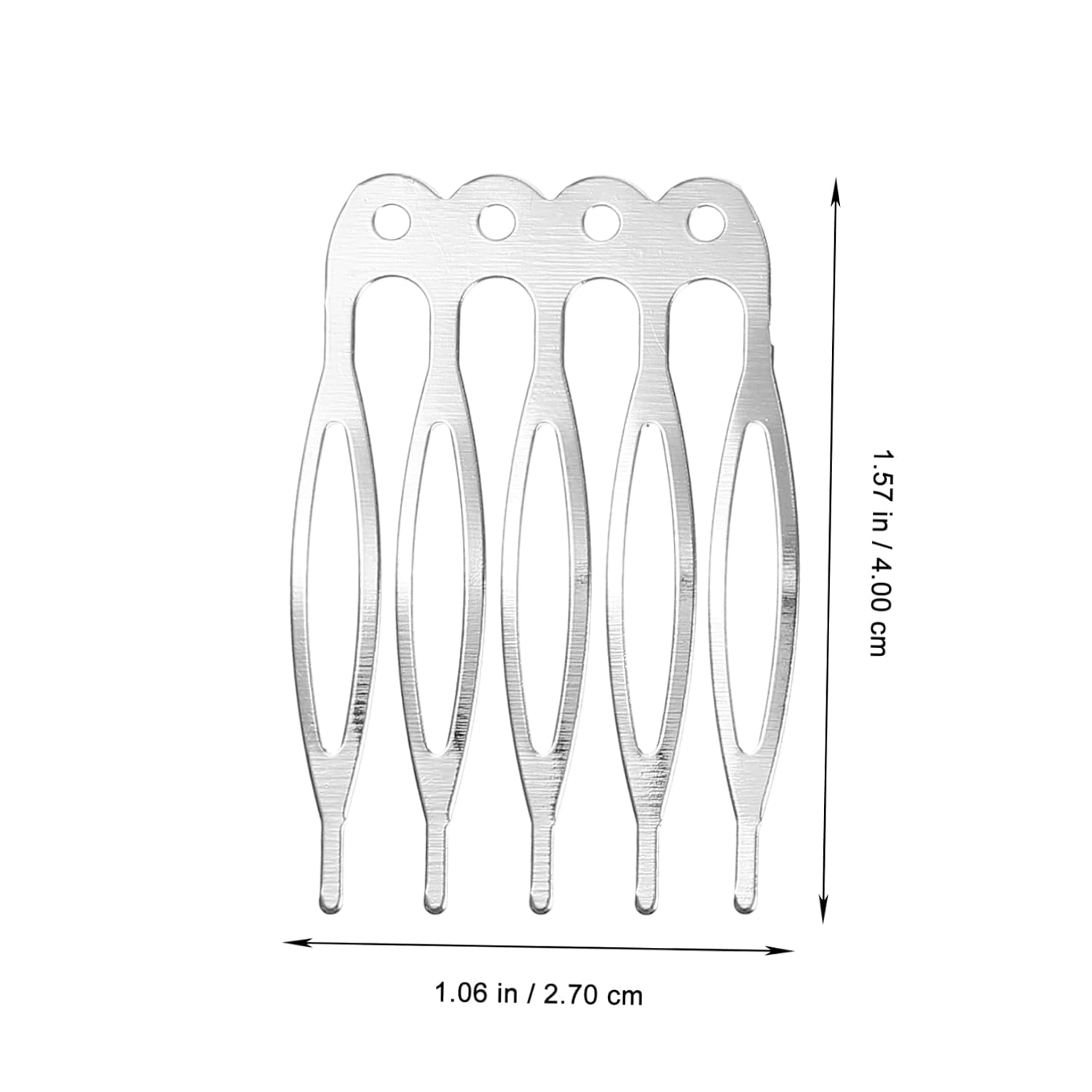 100pcs Decorative Hair Combs for Women Teeth French Style Side Clips Lightweight Accessories for Brides and Special Occasions Elegant Hair Updos and Hairstyles