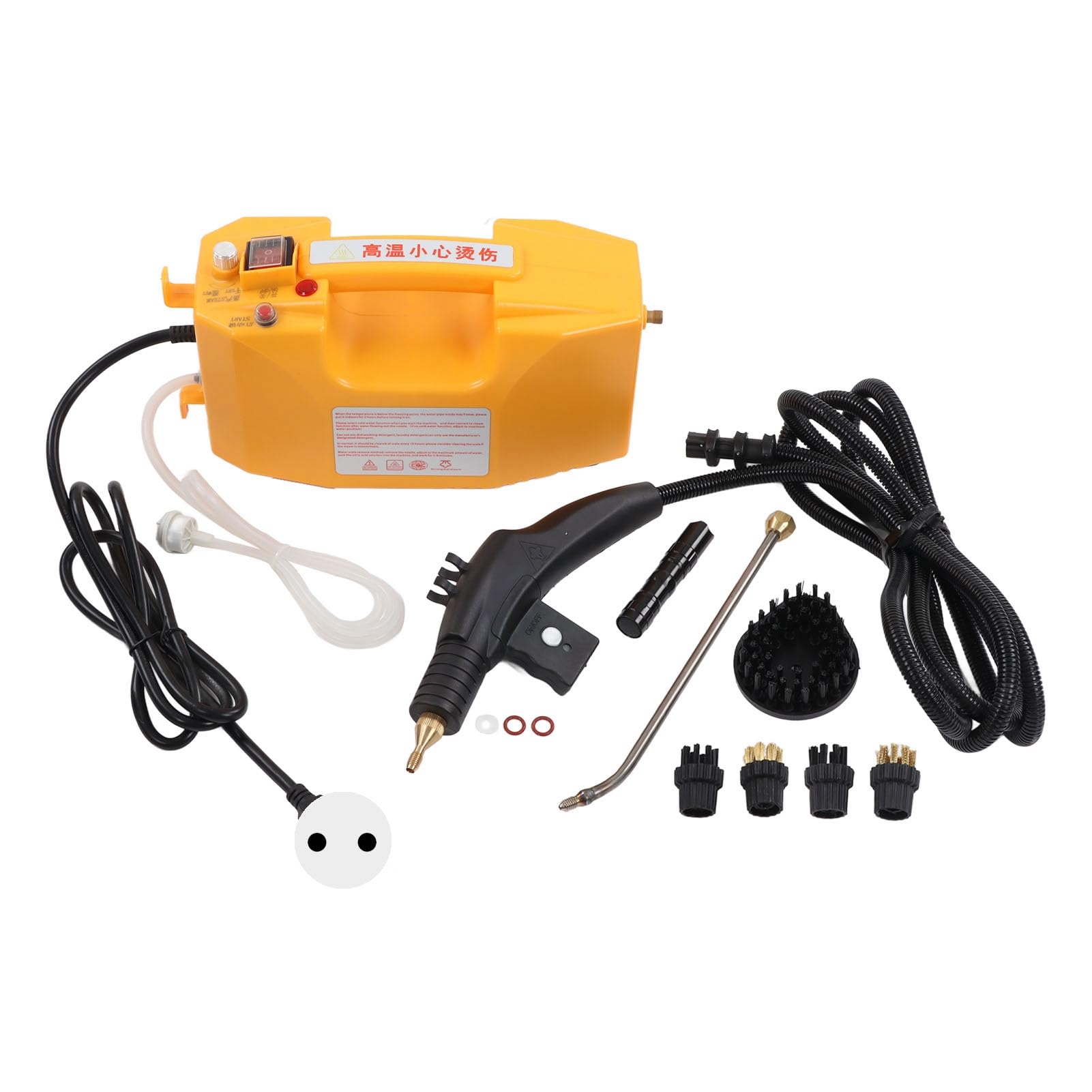 Limpiador a, Máquina de Limpieza Portátil de Alta Presión con Vaporización Instantánea para Electrodomésticos, Muebles, Aires Acondicionados, Campanas, Alfombras (2600W Enchufe europeo 220V)