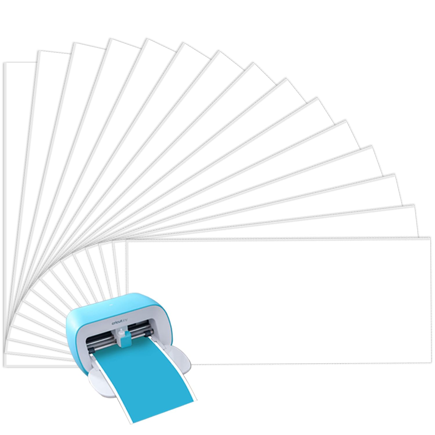 TAOYIO Smart Iron On for Cricut Joy, 15 Packs 5.5 * 12 in HTV Heat Transfer Vinyl Flex Film Plotter Textile Easy to Cut & Weed, Plotter Film Textile, Clothing Iron-On Film, T-Shirts