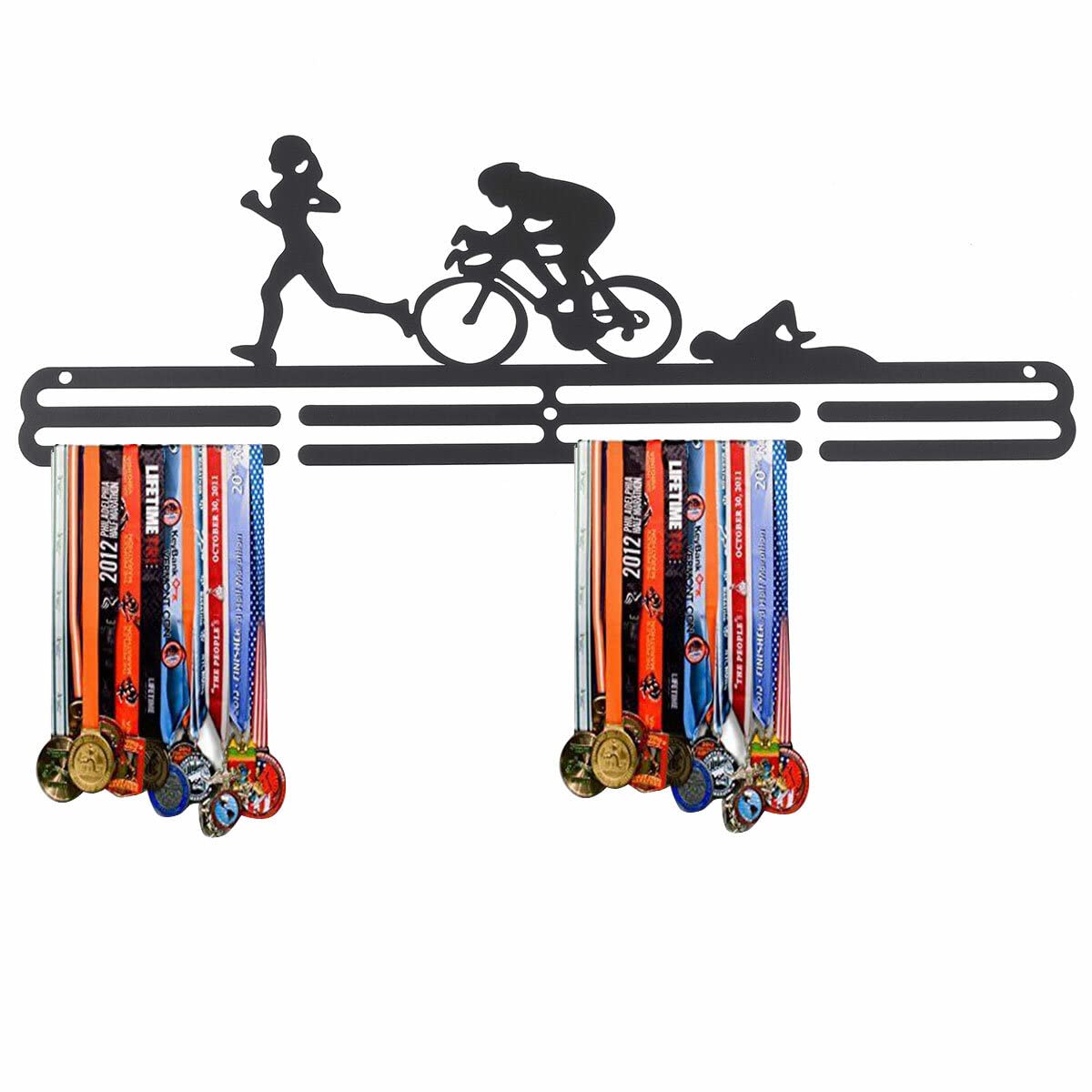 WnewTools 400x158mm Metal Steel Medal Holder Running Sports Competition Medal Shelf Rack