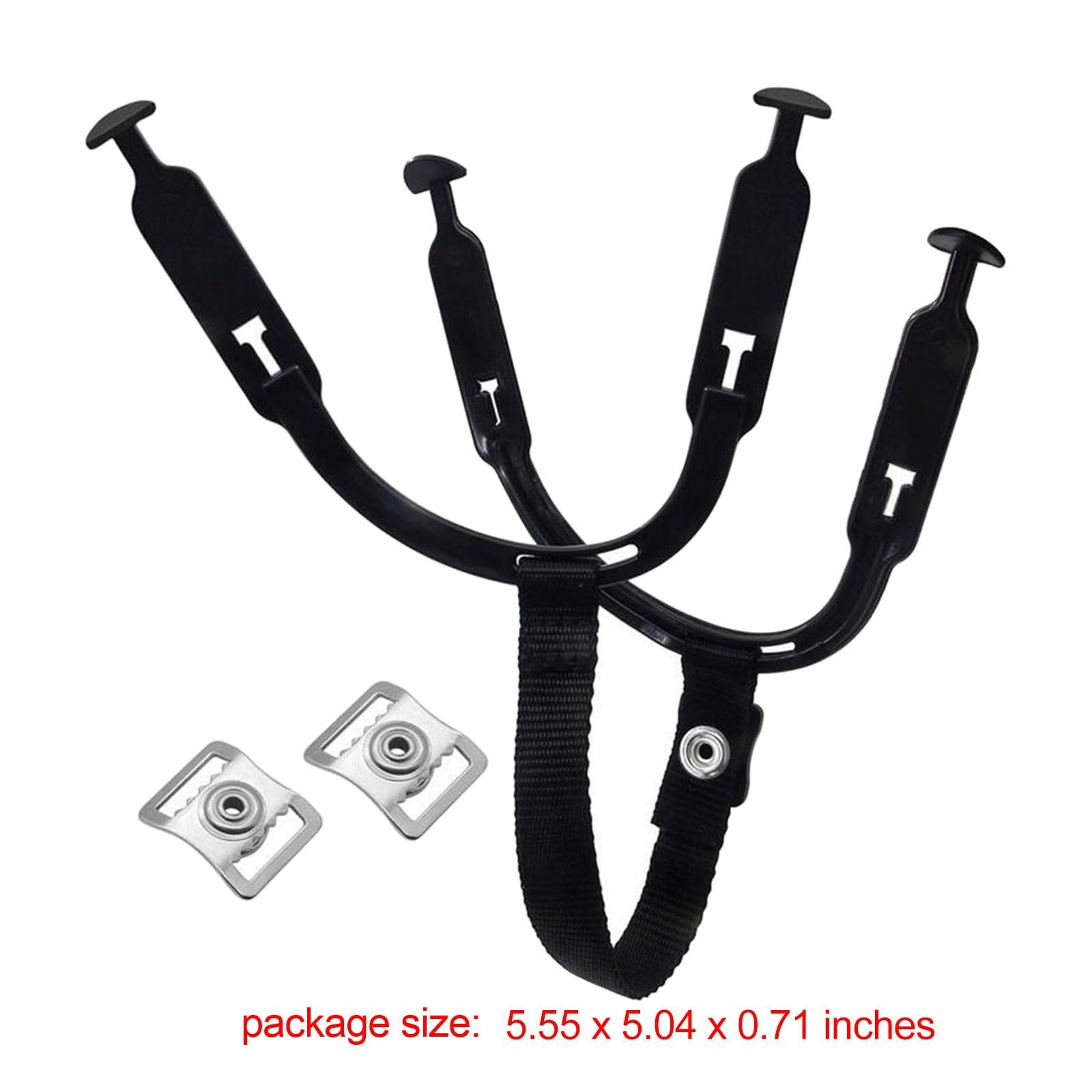 RNXRZANK 3X Hockey Helmet Chin Strap Easy Installation Portable Hockey Ear Belt Loops