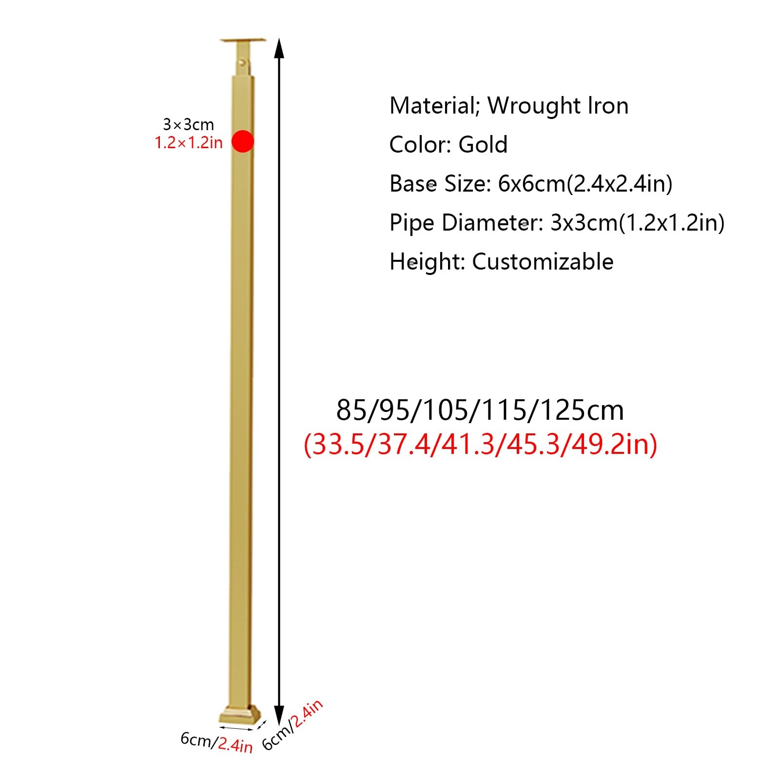 Metalowe balustrady białe i czarne wrzeciona DIY do wewnątrz grudnia balkony werandy strychy łatwe w (125 cm)