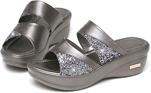 Miniatura 2 de Low Wedge Sandals for Women Dressy Summer Women Shoes Size 12 Wide Width Sandals Wedges Off White Wedge Sandals for Women Low Heel Womens Orthopedic