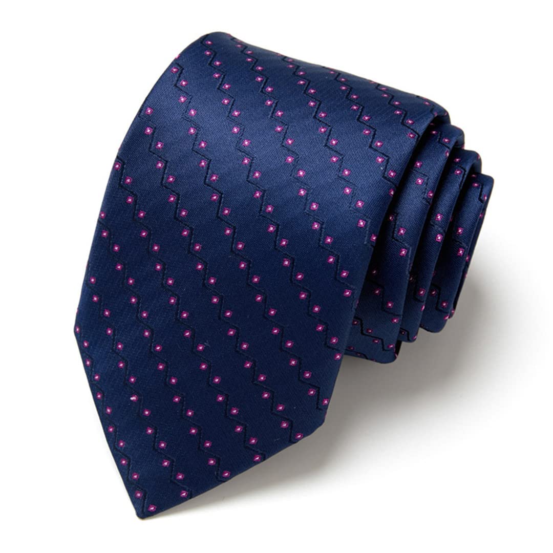 Suwequest Cravatta da uomo, 7,5 cm, blu, cravatta, verde/arancione, seta, cravatta da uomo, flowtie, matrimonio