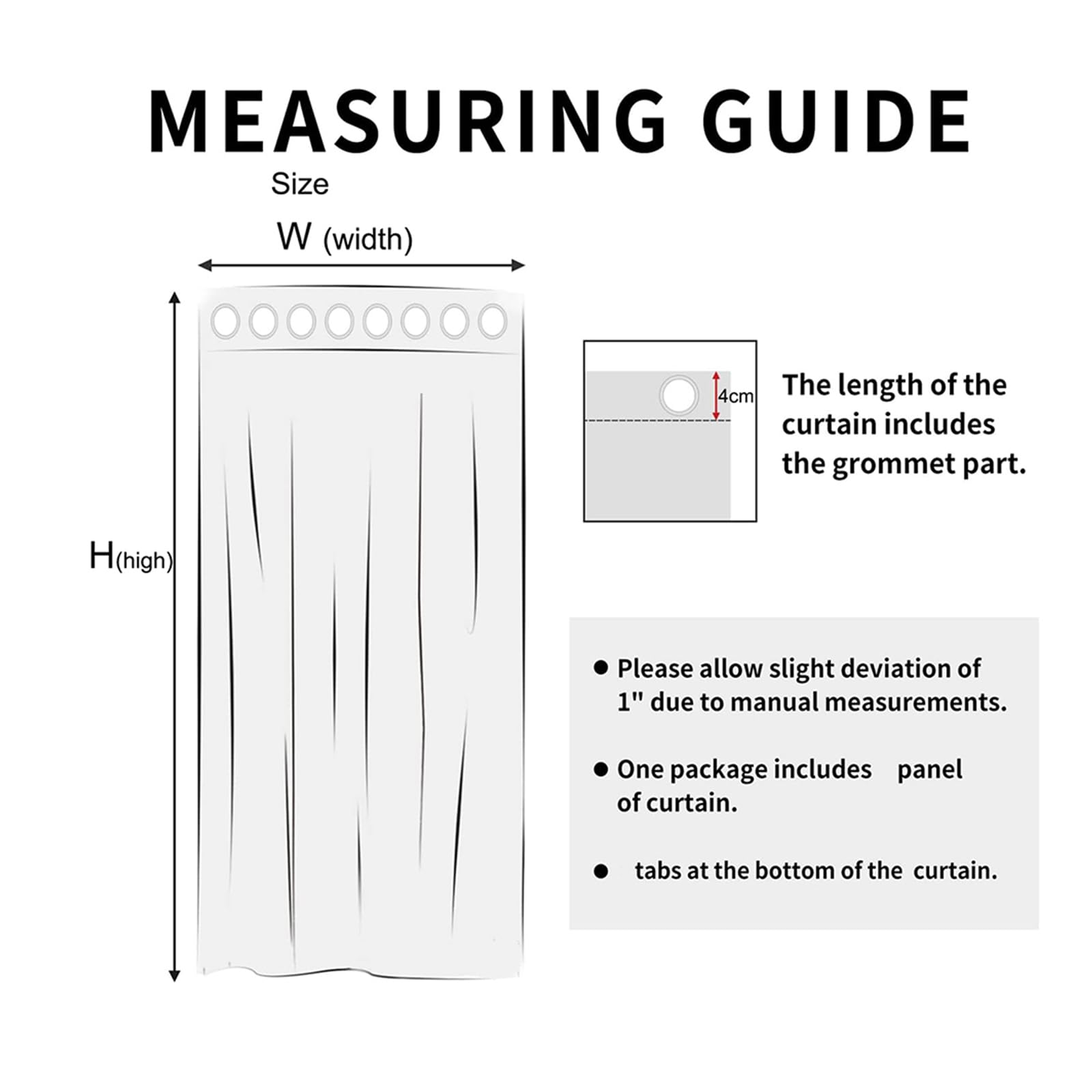 Cortinas opacas térmicas para dormitorio y sala de estar, diseño grueso con ojales, 259 cm de ancho x 213 cm de caída, panel blanco, ideal para privacidad y aislamiento