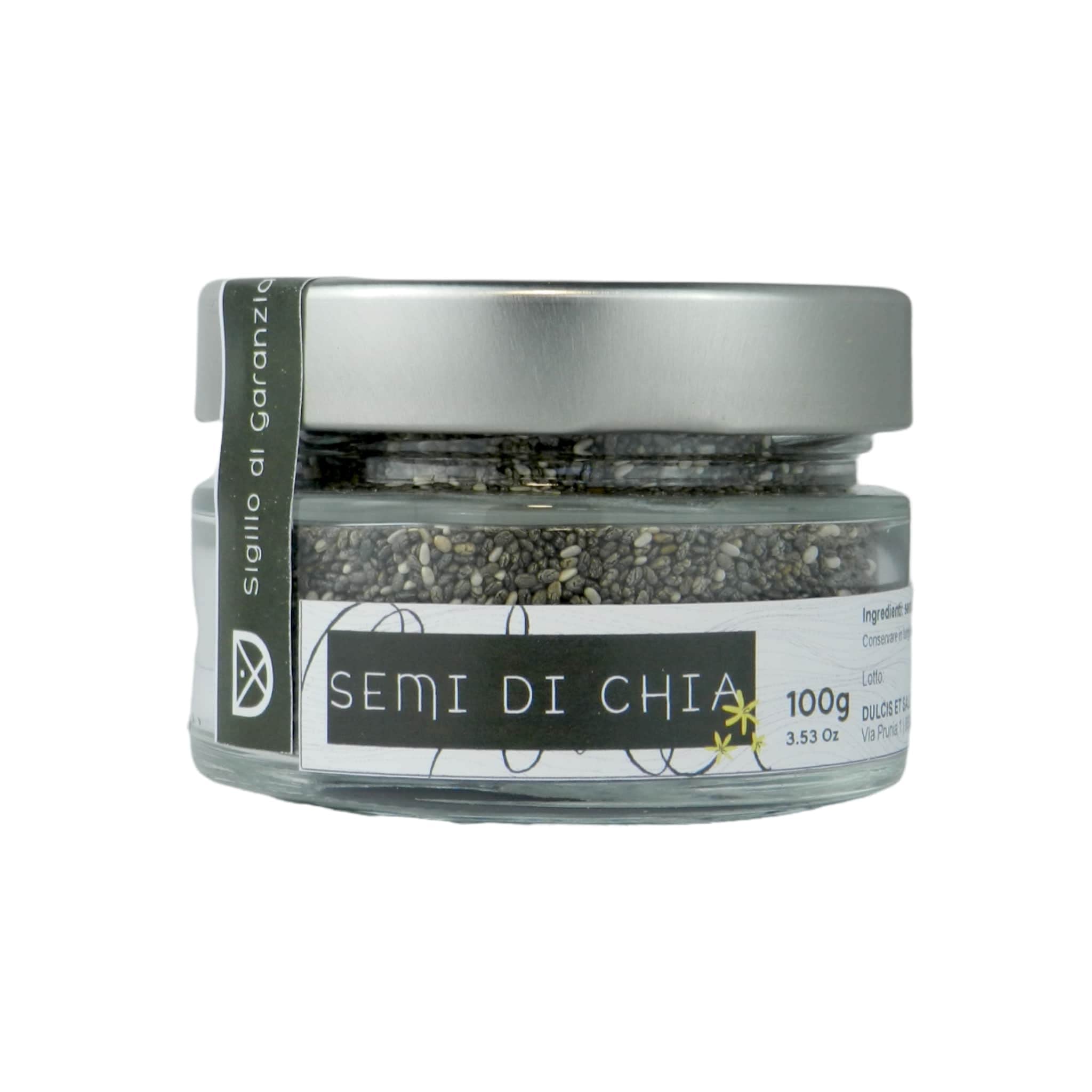 Dulcis Et Salis Semi di Chia 100g Spezie Artigianali Made in Italy