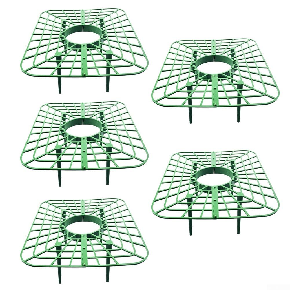 Strawberry Supports, Strawberry Plant Support With 4 Support Feet, Square Design Plant Stands,Growing Frame For Garden Strawberry Plant Support(5pcs)