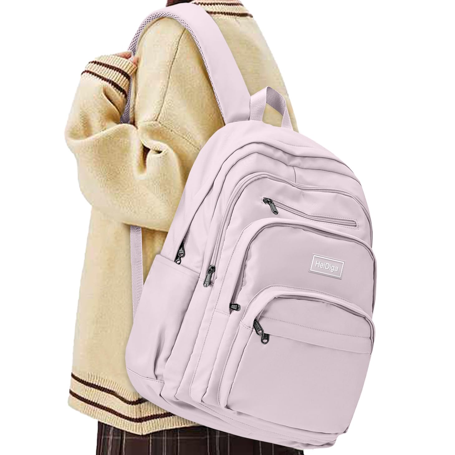 Clufar Schulrucksack Teenager Jungen Mädchen Wasserdicht Rucksack Herren Damen für Schule Daypack Schulranzen Schultasche Schulrucksäcke School Bag Großer für Causal Travel Reisen