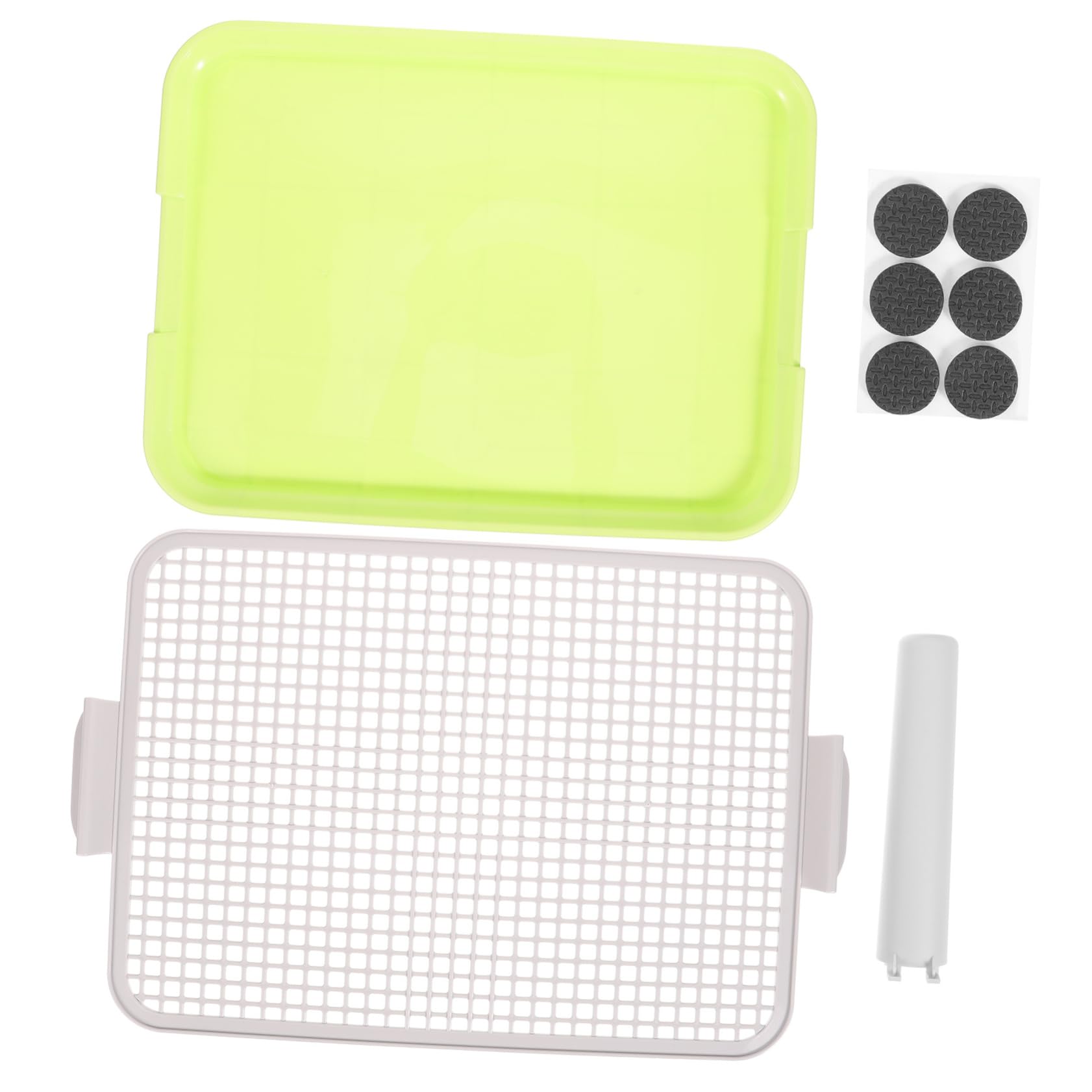 SUPVOX Safe Plastic Dog Potty Mesh Pet Training Toilet Non-Slip Dog Litter Box