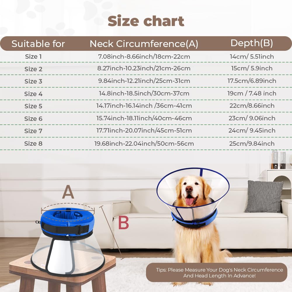 Soft Cone for After Surgery 2 IN 1 Dog Recovery Collar with Detachable Shield to Stop Licking - Image 2