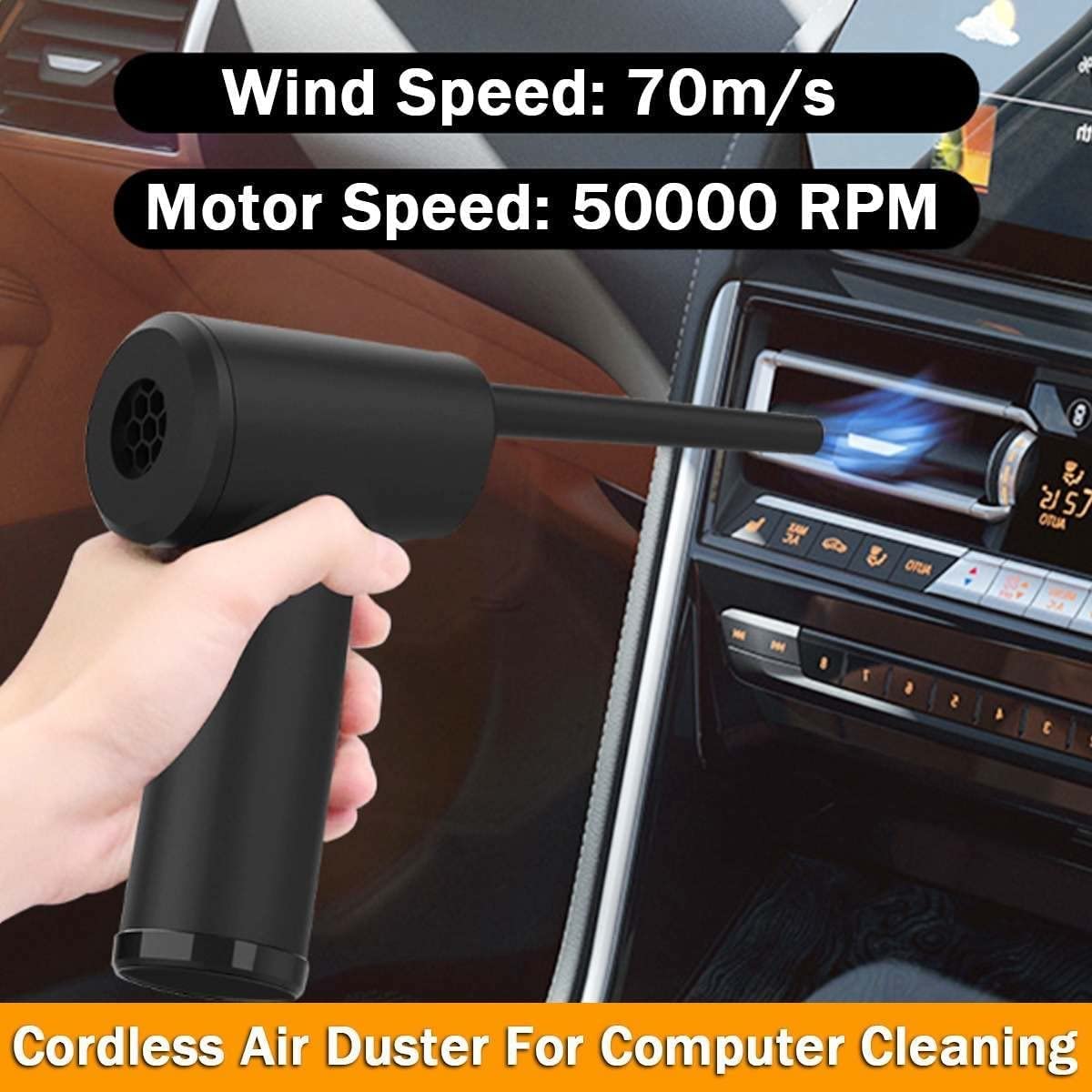 Strumento di Pulizia del Ventilatore Portatile dell'Aria del Dust di Aria Cordless for la Pulizia Profonda della Tastiera del Computer Portatile for la Macchina Fotografica