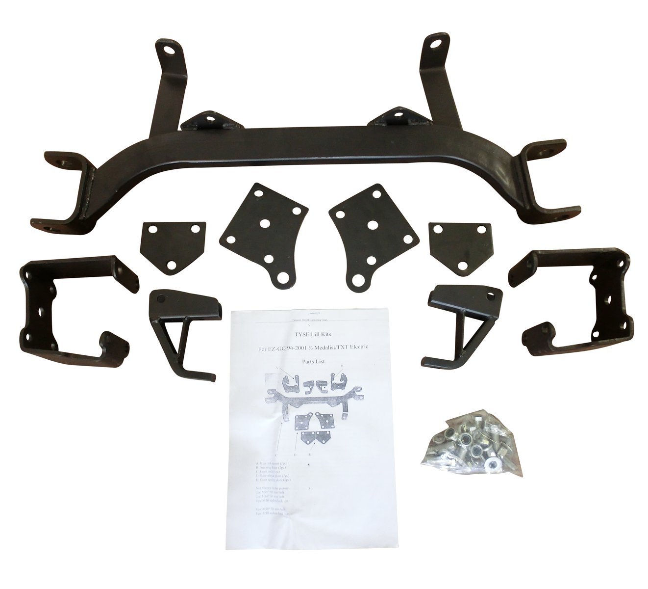 EZGO TXT/Medalist 19942001.5 ELECTRIC Golf Cart Drop Axle Lift Kit