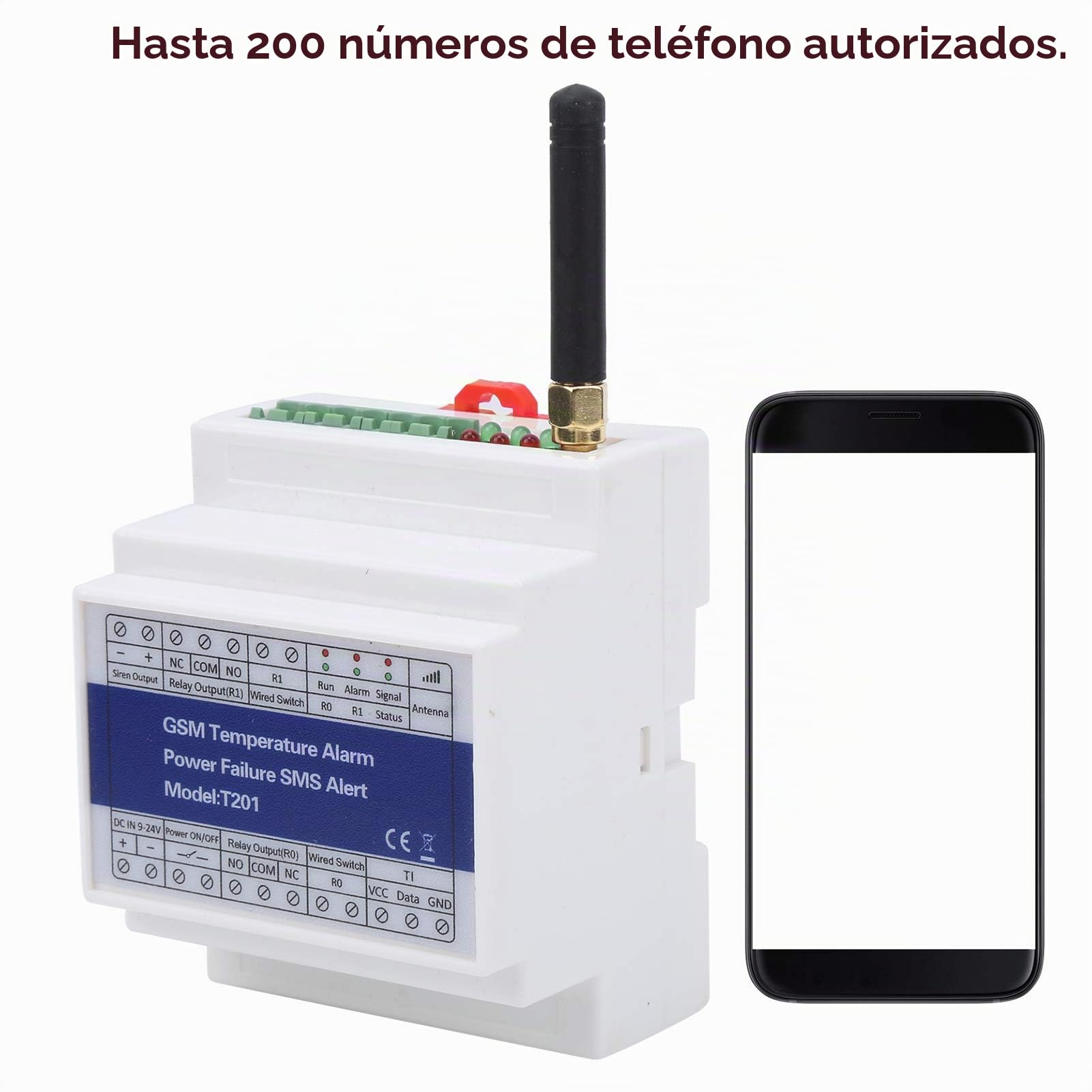 Controlador gsm SMS Alarma Alarma de Temperatura Monitoreo del Estado de energía Interruptor de relé Remoto Informe del Temporizador